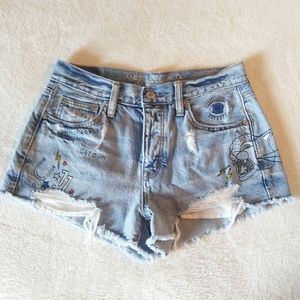 American Eagle vintage high rise shorts